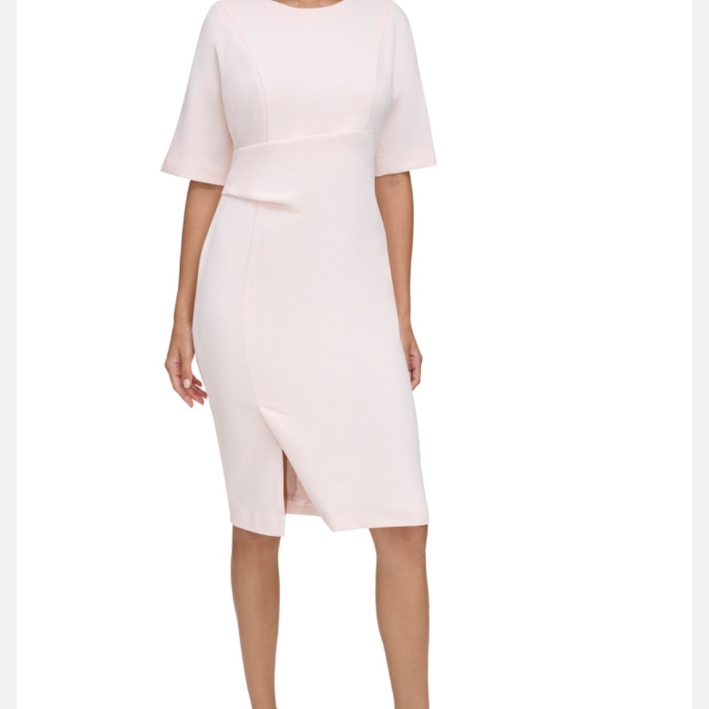 Elegant blossom pink Dress Easter communion wedding reception graduation baptism